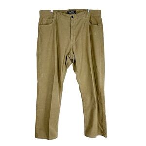 JACK OF SPADES Men's 38 High Roller Straight Leg Tan Corduroy Pants